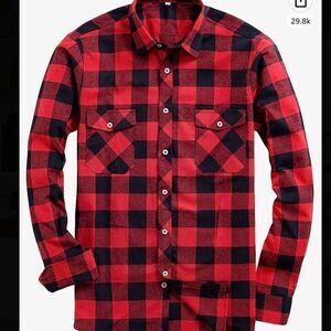 NWT ALIMENS & GENTLE Men’s Button Down Regular Fit Plaid Button Down Size XXL